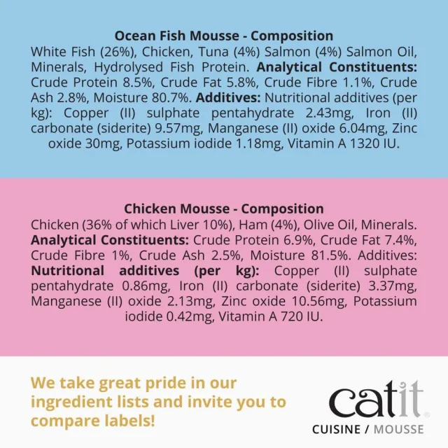 Catit Cuisine Mousse Tuna & Salmon 90g - Bild 3