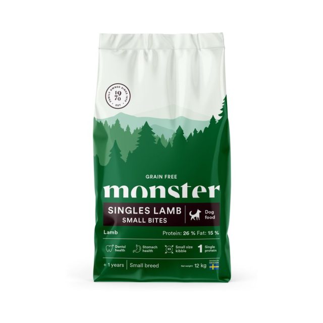 Monster Dog Grain Free Singles Lamb Small Bites