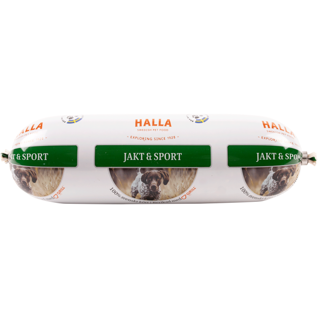 Halla Ångkokt Våtfoder Jakt&Sport 650g