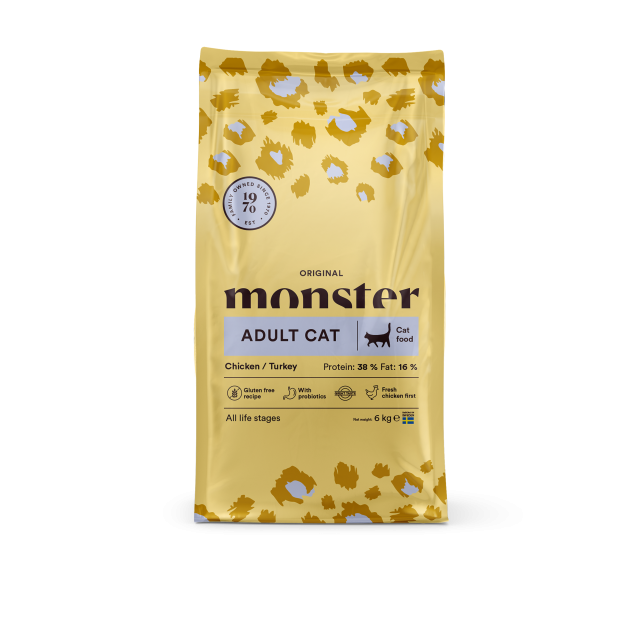 Monster Original Adult Cat Chicken/Turkey 6 kg