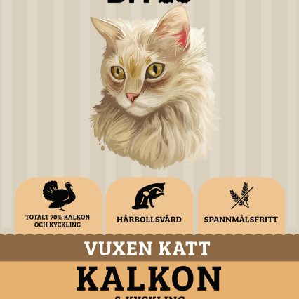 Askebites Vuxen Katt Kalkon & Kyckling 5kg
