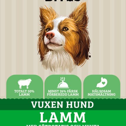 Askebites Lamm med Sötpotatis och Mynta 12kg
