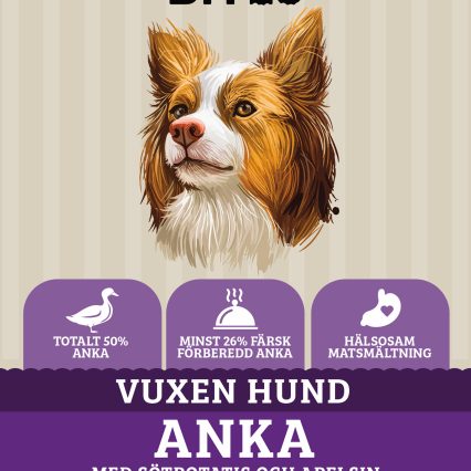 Askebites Anka med Sötpotatis och Apelsin 12kg