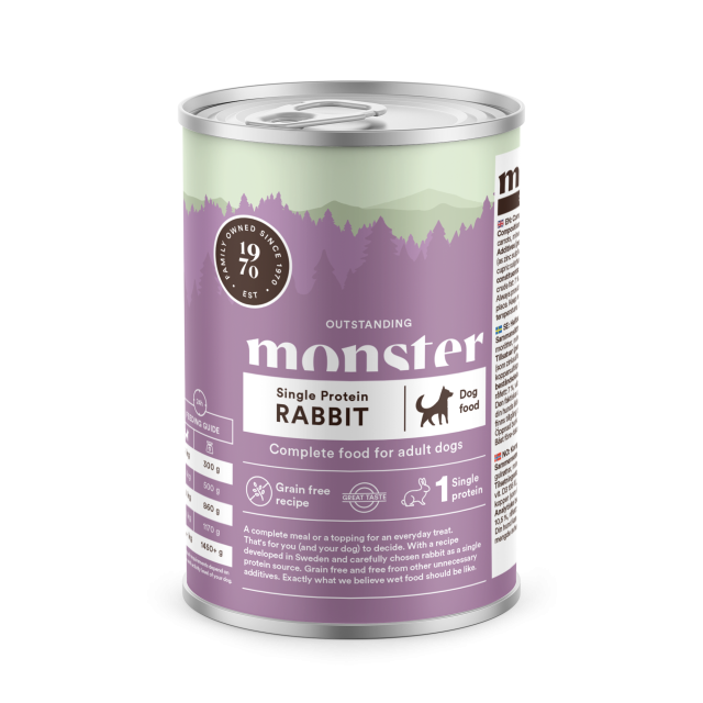 Monster Single Protein Rabbit 400g