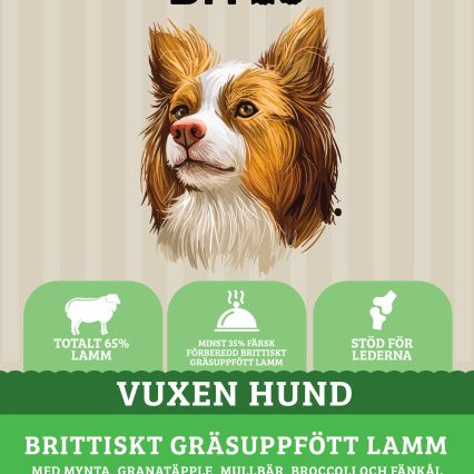 Askebites Brittiskt Gräsuppföttlamm 12kg