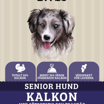 Askebites Senior med kalkon sötpotatis och tranbär 12kg