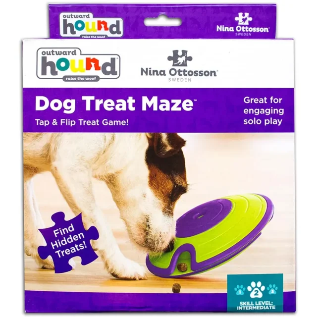 Dog Treat Maze Plast Aktiveringsleksak - Bild 2