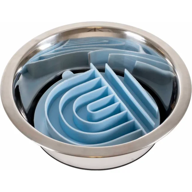 Slow Feeder Bowl Insert Blue Arch 15,7x15cm - Bild 3