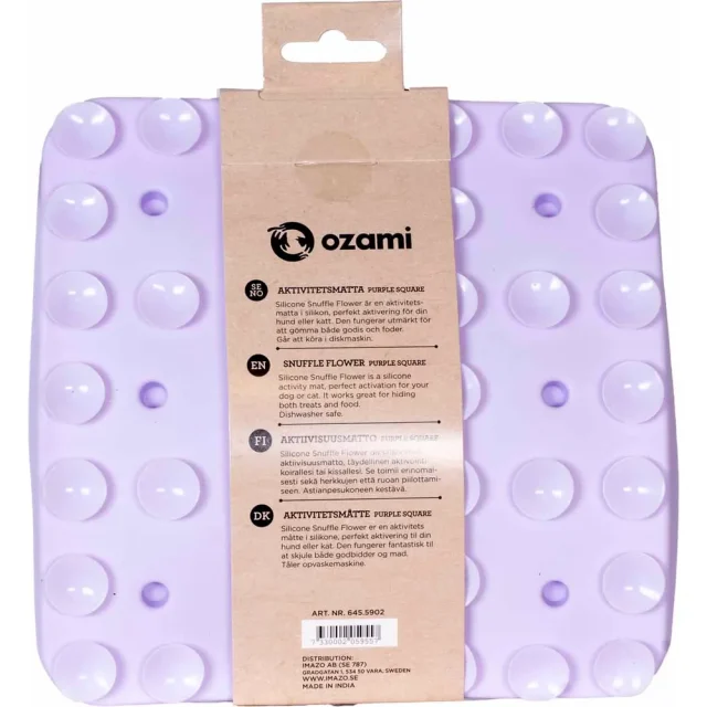 Silicone Snuffle Flower Purple Square 20x20cm - Bild 2