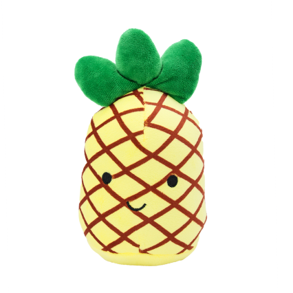 Hundleksak Ananas Med Pip 20x10 cm