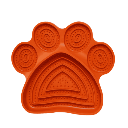 Lickmat För Hund, Tassformad Med Vaniljdoft 21 cm