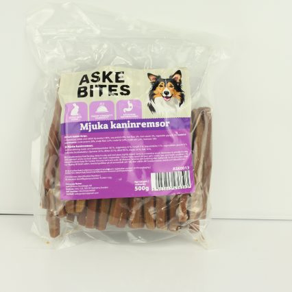 Askebites Mjuka Kaninremsor 500g