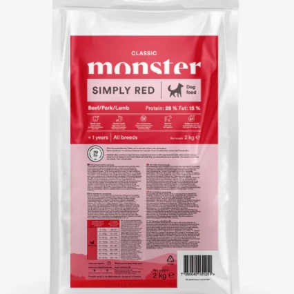 Monster Dog Classic Simply Red 2kg